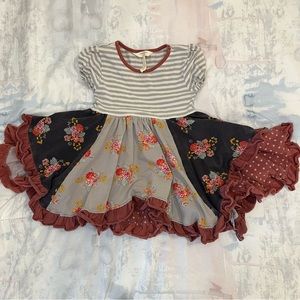 Matilda Jane Dress Size 4 Toddler Little Girl Tiered Ruffles